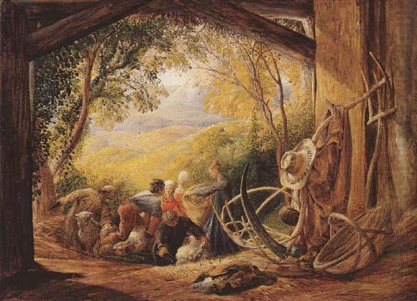 Samuel Palmer The Shearers china oil painting image